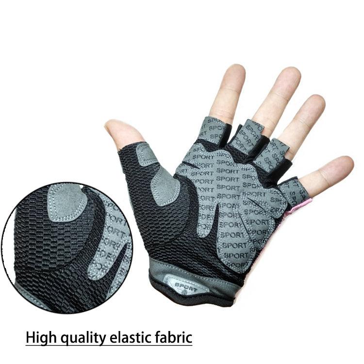 LazyPro™ Gym Fitness Gloves Women Weight Lifting Yoga Breathable Half Finger Anti-Slip Pad Bicycle Cycling Glove Sport Exercise Equipment - Lazy Pro