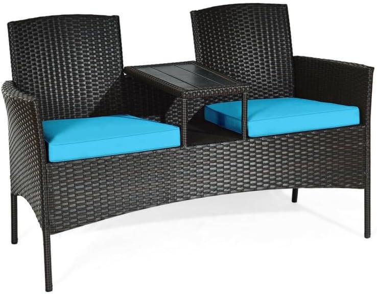 LazySit™ Patio Furniture Set 2-in-1 Patio Set with Built-in Coffee Table and Cushions - Lazy Pro